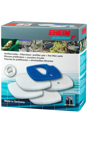 EHEIM FILTERVLIES 1X BLAUW + 4X WIT VOOR 2076/2078/2178