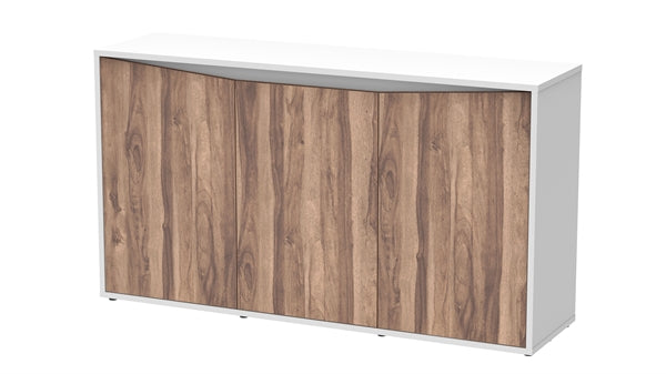 AQUATLANTIS MEUBEL SPLENDID 150X40 WIT-025 & DONKER NOTEN-098