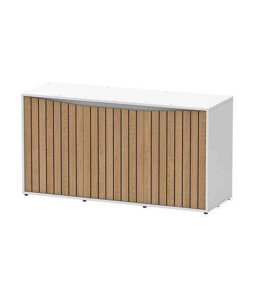 AQUATLANTIS MEUBEL SPLENDID 150X50 WIT-025 & LICHT NOTEN-009