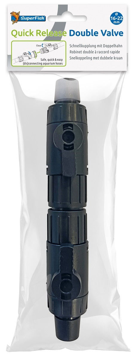 SF DUBBELKRAAN SNELKOPPELING 16/22 MM