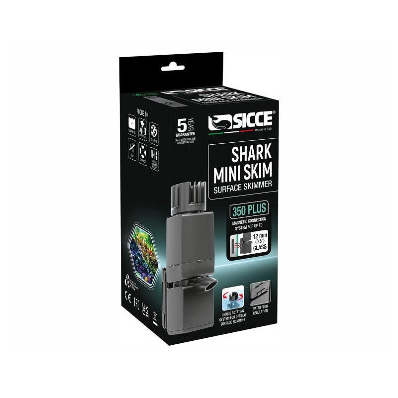 SICCE SHARK OPPERVLAKTE MINI SKIM 350 PLUS T/M 12 MM