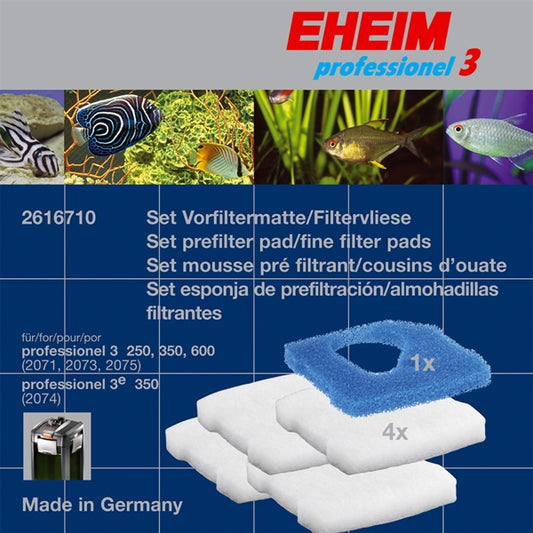 EHEIM SET FILTERMAT FILTERVLIES 4 VOOR PROF. 3 2071/73/74/75