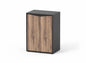AQUATLANTIS MEUBEL SPLENDID 60 ZWART-001 & DONKER NOTEN-098