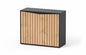 AQUATLANTIS MEUBEL SPLENDID 100 ZWART-001 & LICHT NOTEN-009