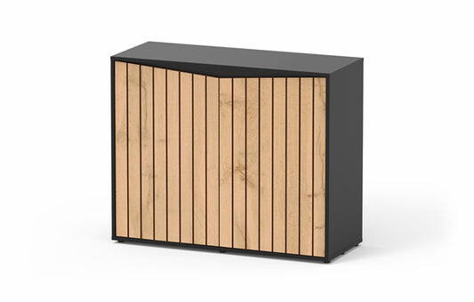 AQUATLANTIS MEUBEL SPLENDID 80 ZWART-001 & LICHT NOTEN-009