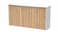 AQUATLANTIS MEUBEL SPLENDID 150X40 WIT-025 & LICHT NOTEN-009