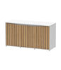 AQUATLANTIS MEUBEL SPLENDID 150X50 WIT-025 & LICHT NOTEN-009