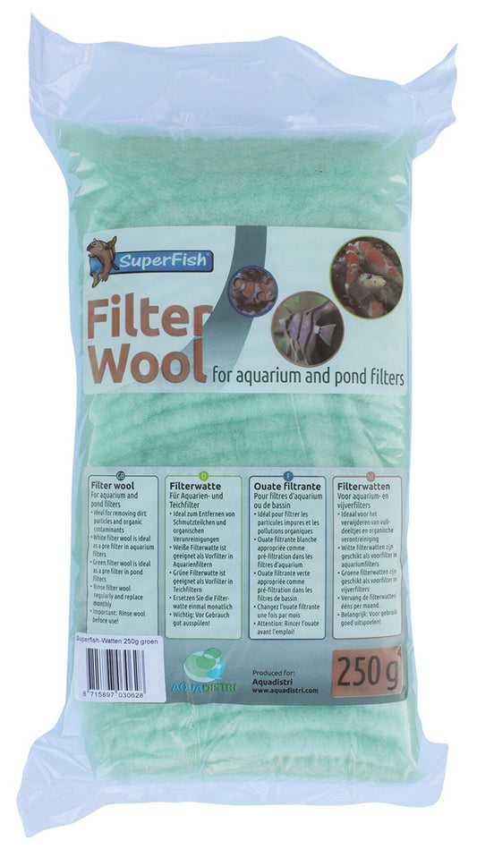 SF GROENE FILTERWATTEN GROF 250 GRAM