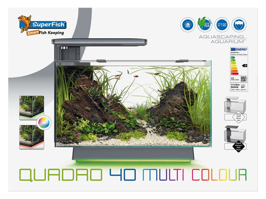 SF QUADRO 40 MULTI COLOUR ZWART