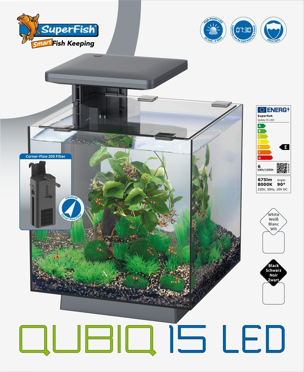 SF QUBIQ 15 LED ZWART