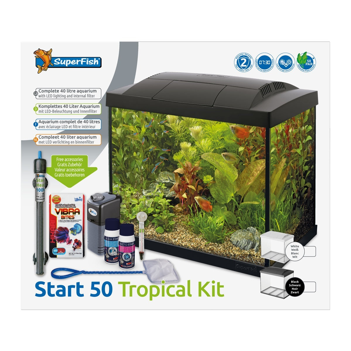 SF START 50 TROPICAL KIT ZWART